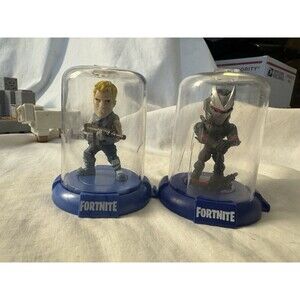 2 Fortnite Squad SINGLE Domez Epic Games Black‎ Knight Jonesy 2.5" under dome